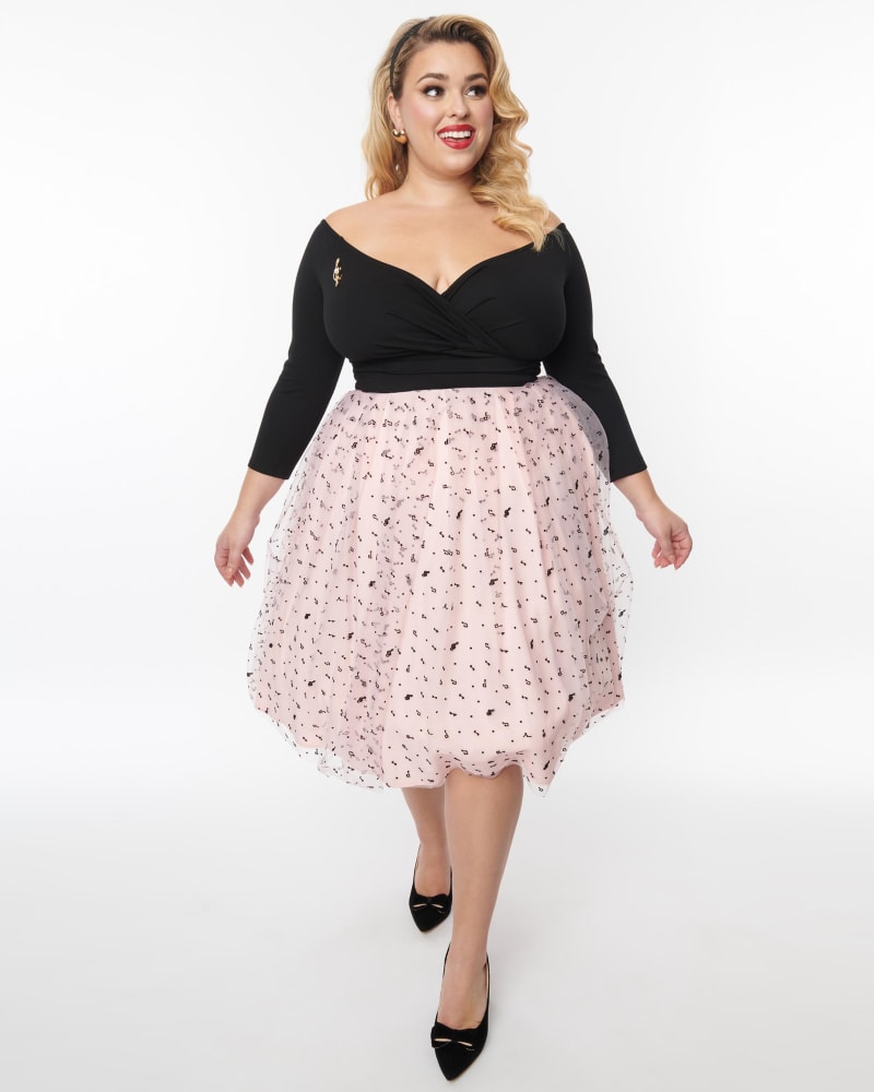 Plus size tulle skirt vintage discount